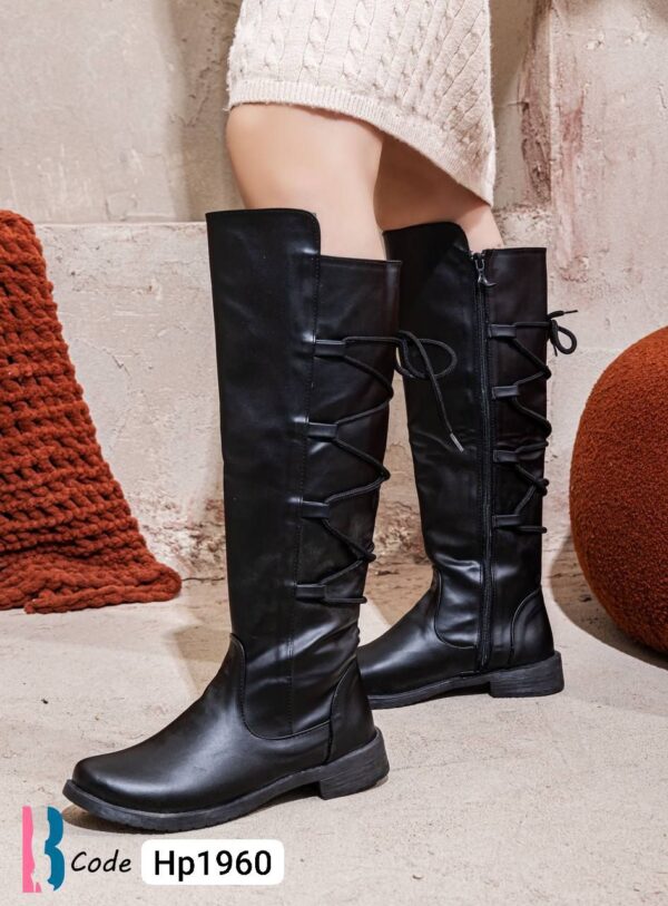 بوط جلد توب كواليتي بـ ابزيم  في جلد