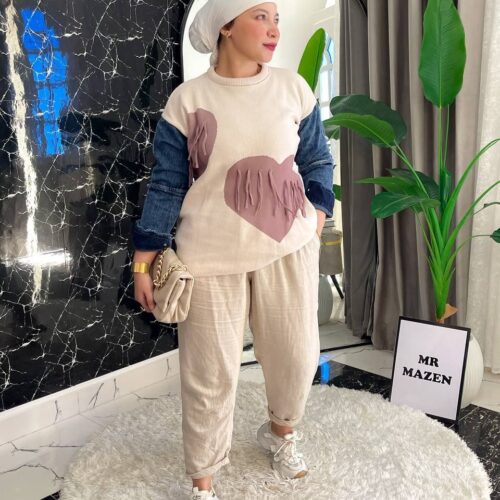 بلاوز قلوب شرشيب كم چينز وهم بجد كيوت وشيك ومش تقليديه خاا