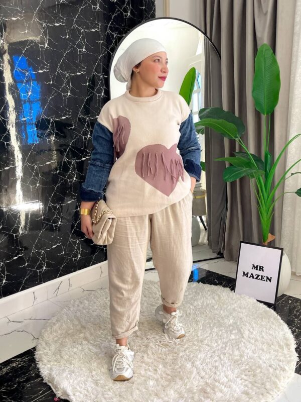 بلاوز قلوب شرشيب كم چينز وهم بجد كيوت وشيك ومش تقليديه خاا